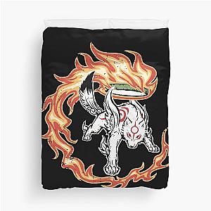 Okami Wolf Textured Duvet Cover