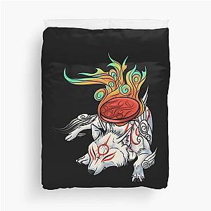 Okami  Amaterasu Rests Duvet Cover