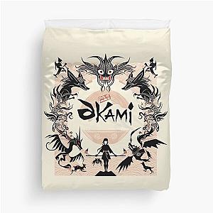 Title Okami-For ps2 games lovers Duvet Cover