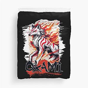 Okami wolf-For ps2 games lovers Duvet Cover