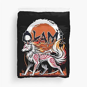 Okami wolf-For japanese games lovers Duvet Cover