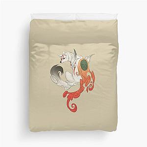 Okami Flames Duvet Cover