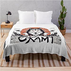 Title Okami-For lovers of Japanese culture Throw Blanket