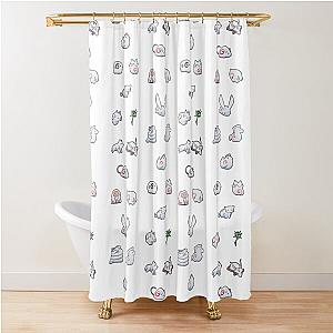 Okami Mini Gods Long Shower Curtain