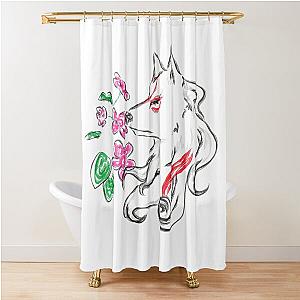 Okami Amaterasu Shower Curtain