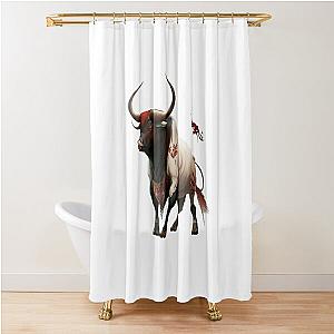 el toro okami style Shower Curtain