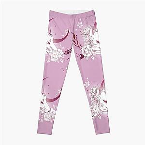 Okami Mask Flowers Leggings