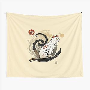 kitten okami style Tapestry