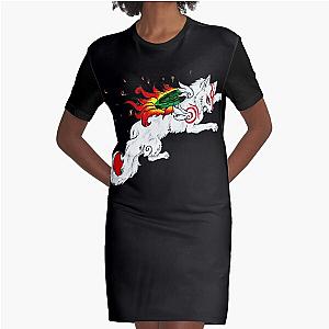 Okami Amateresu Graphic T-Shirt Dress