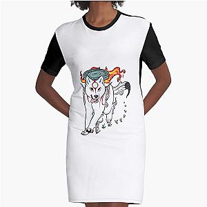 Okami T-ShirtAmaterasu  Graphic T-Shirt Dress