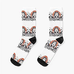 Title Okami-For lovers of Japanese culture Socks