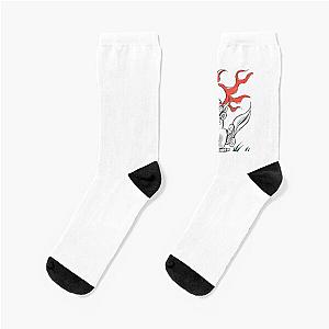 Okami Ammy and Issun Socks