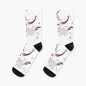 Okami Mask Flowers Socks