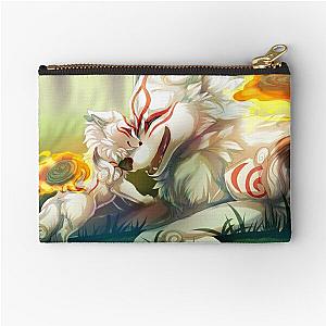 Okami - Amaterasu and Chibiterasu Zipper Pouch