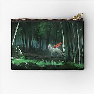 Okami - Bamboo Forest Zipper Pouch