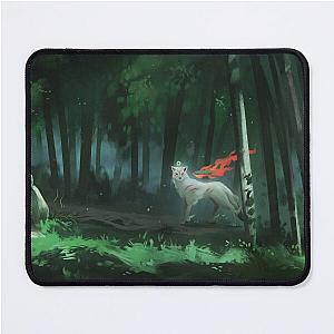 Okami - Bamboo Forest Mouse Pad