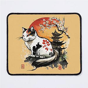 Meow okami style Mouse Pad