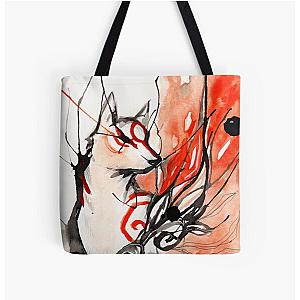 OKAMI AMATERASU All Over Print Tote Bag