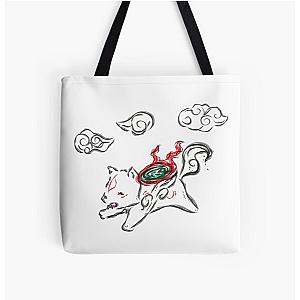 Okami Den All Over Print Tote Bag