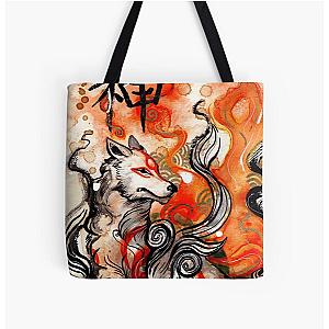 Okami Amaterasu All Over Print Tote Bag