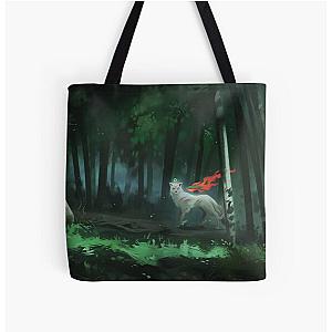 Okami - Bamboo Forest All Over Print Tote Bag