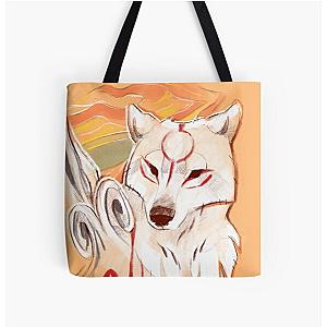 Okami Amaterasu All Over Print Tote Bag