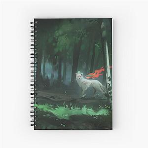 Okami - Bamboo Forest Spiral Notebook