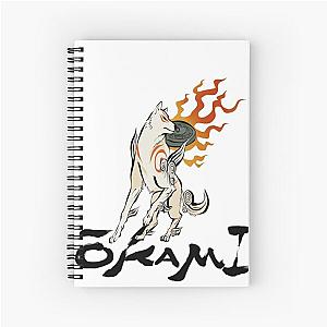 okami design Spiral Notebook