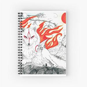 Amaterasu Okami Spiral Notebook