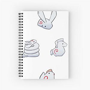 Okami Mini Brush Gods Long Spiral Notebook