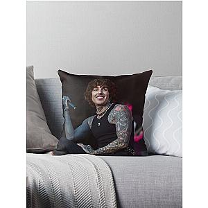 Smiley Oli Sykes Throw Pillow