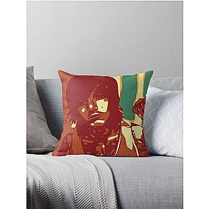 Oli Sykes Painting Drop Dead  Throw Pillow