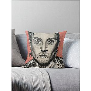 oli sykes (bring me the horizon) drawing Throw Pillow