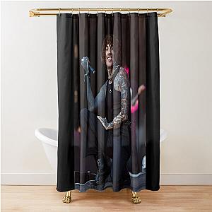 Smiley Oli Sykes Shower Curtain