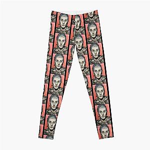 oli sykes (bring me the horizon) drawing Leggings