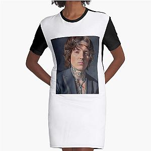 Cool Oli Sykes Graphic T-Shirt Dress