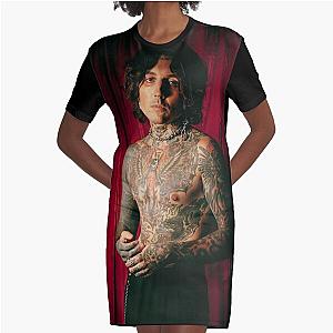 Oli Sykes Tattooed Body Graphic T-Shirt Dress