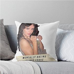 Mentally Dating Olivia Cooke Throw Pillow