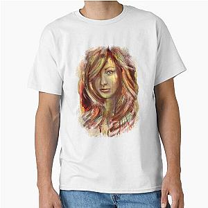 Olivia Wilde Portrait Digital Classic T-Shirt