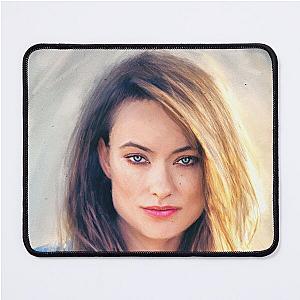 Olivia Wilde - Pastel on Canvas Portrait Mouse Pad