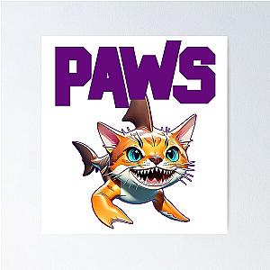 Olivia Wilde Casual Paw Themed Poster