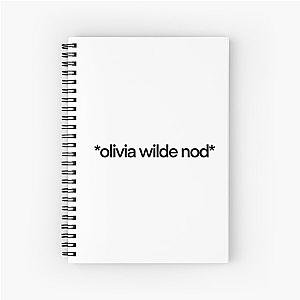 Olivia Wilde Spiral Notebook