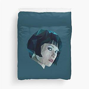 Quorra TRON Legacy Olivia Wilde Low Poly Duvet Cover