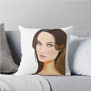 Olivia Wilde Throw Pillow