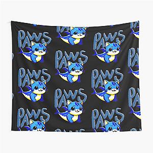 Olivia Wilde casual t-shirt paw themed tapestry