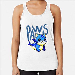 Olivia casual paw themed Racerback Tank Top