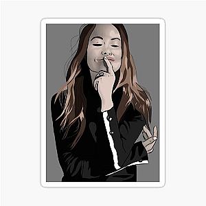 Olivia Wilde Black Sticker