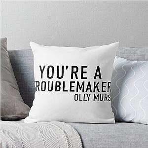 Team Tour 2025 T-Shirt, You're a Trouble Maker Olly Murs Throw Pillow