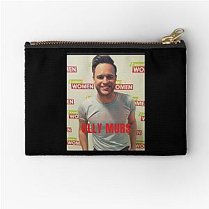 Universe Olive Gray Zipper Pouch