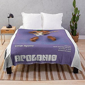 Omar Apollo - Apolonio Tracklist Poster Throw Blanket RB0104